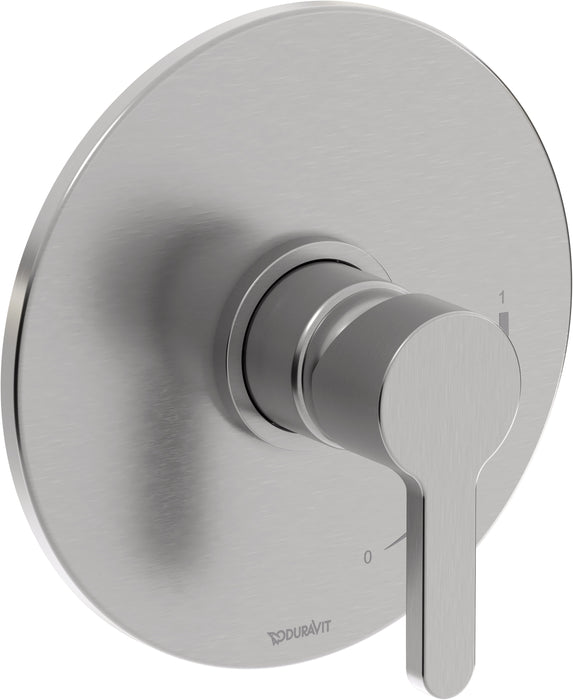 Duravit B04290010U70 C.1 Pressure Balance Shower Trim in Brushed Nickel
