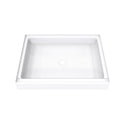 DreamLine B1DS4234XXC0001 DreamStone Center Drain Single Threshold Shower Base in White