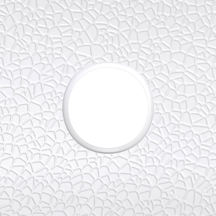 DreamLine BWDS54341TC0001 DreamStone 34"D x 54"W Shower Base and Wall Kit in White Traditional Subway Pattern