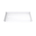 DreamLine B1DS6030LTL0001 DreamStone Left Drain Single Threshold Shower Base in White