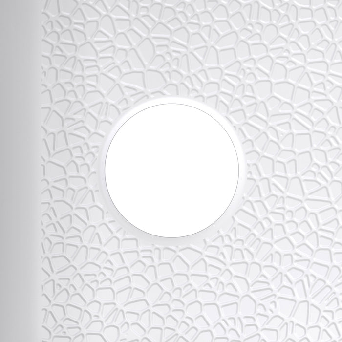 DreamLine B1DS6032XSL0001 DreamStone 32"D x 60"W x 4 5/16"H Left Drain Single Threshold Shower Base in White