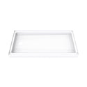 DreamLine B1DS6032XSL0001 DreamStone Left Drain Single Threshold Shower Base in White