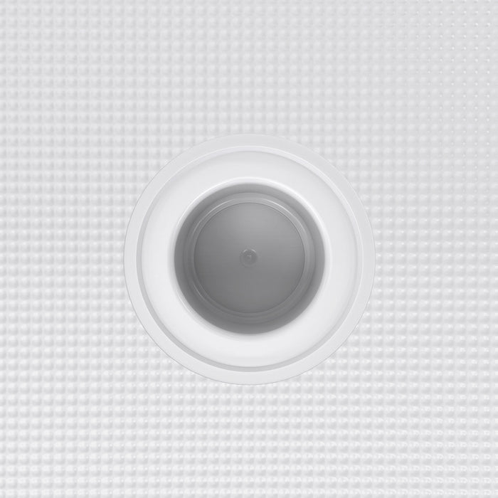 DreamLine BWDS60361MC0001 DreamStone 36"D x 60"W Shower Base and Wall Kit in White Modern Subway Pattern