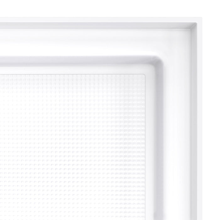 DreamLine B1DS6042XXC0001 DreamStone 42"D x 60"W x 4"H Center Drain Single Threshold Shower Base in White