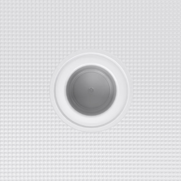 DreamLine B1DS6042XXC0001 DreamStone 42"D x 60"W x 4"H Center Drain Single Threshold Shower Base in White