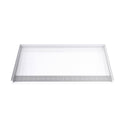 DreamLine B1DS6234TDF0001 DreamStone Front Drain Single Threshold Shower Base in White