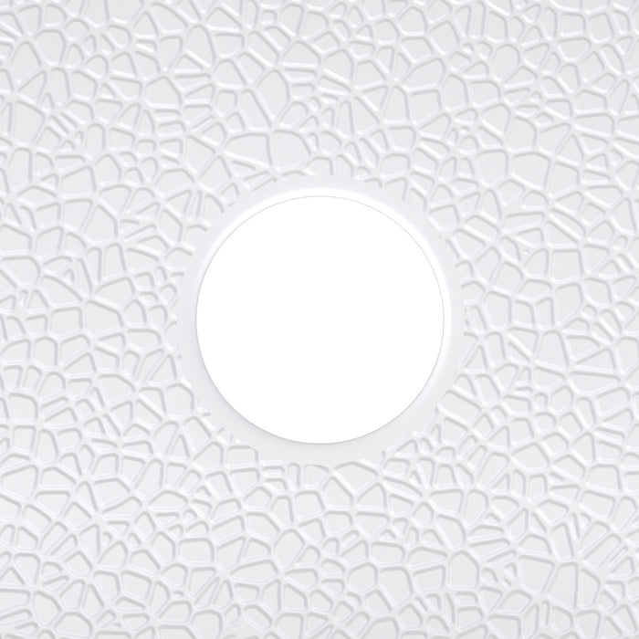 DreamLine BWDS36362MC0001 DreamStone 36"D x 36"W Shower Base and Wall Kit in White Modern Subway Pattern