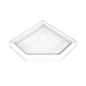 DreamLine B3DS3838XXC0001 DreamStone Corner Drain Neo-Angle Shower Base in White