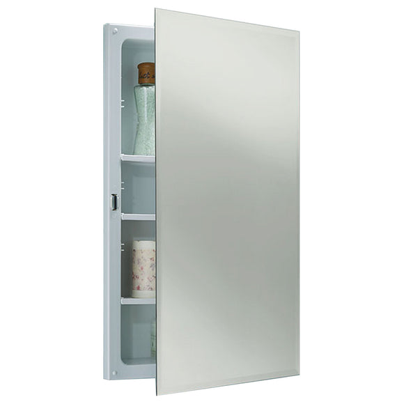 Rangaire Jensen B773385 Recess Mount 16x26" Medicine Cabinet with Mirror and 3 Shelves