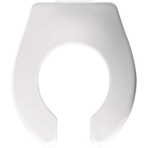 Bemis Round Open Front Baby / Toddler Bowl Toilet Seat - Less Cover with STA-TITE and DuraGuard