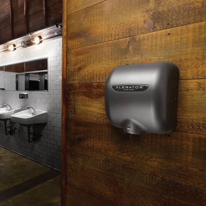 Excel Dryer 608161A XLERATOR High-Speed Auto Hand Dryer, Textured Graphite, 110 - 120V