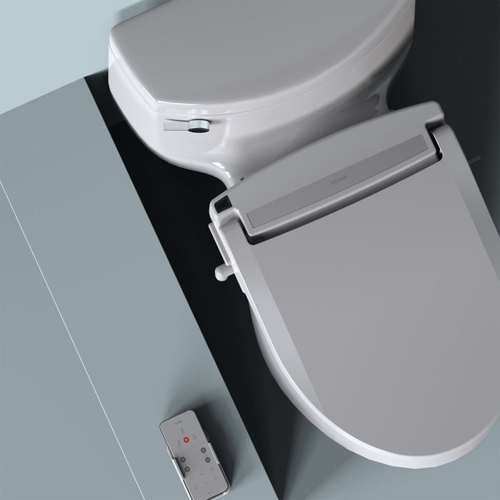 Brondell BL97-RW Swash Select Remote Controlled Bidet Seat, Round White