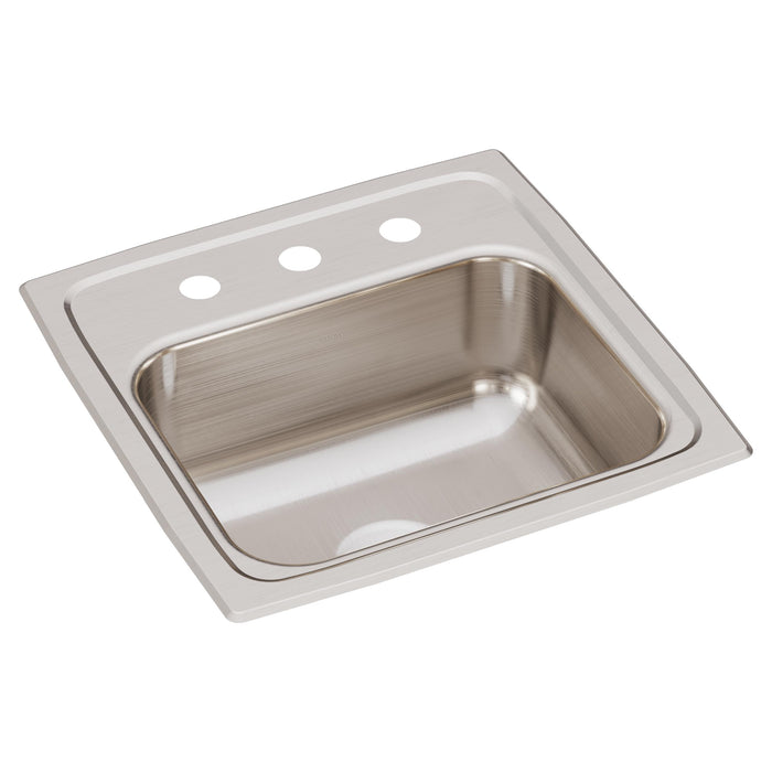 Elkay BLR15603 Stainless Steel 3-Hole Single-Bowl Drop-In Bar/Prep Sink