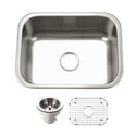 Houzer BSS-2309 Belleo 23" Stainless Steel Drop-in Topmount Single Bowl Kitchen Sink