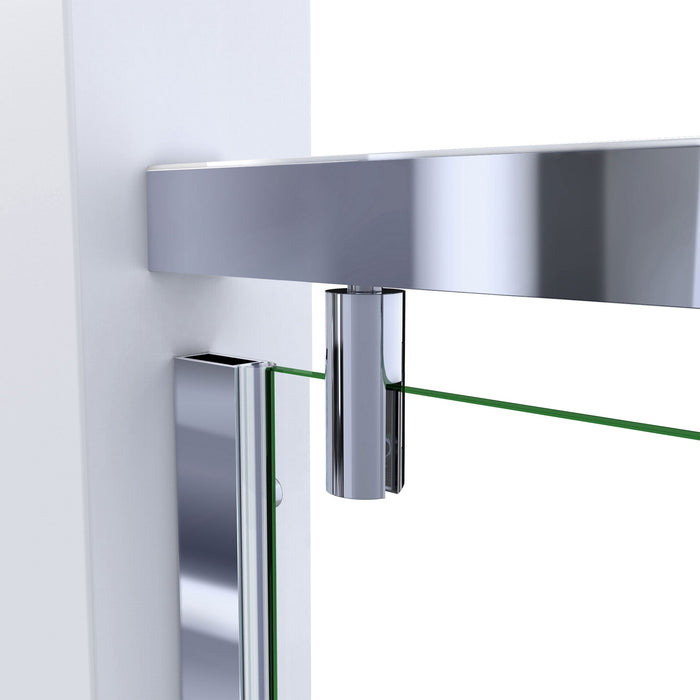 DreamLine SHDR-4536741-01 Butterfly-S 34-35 1/2" W x 74" H Semi-Frameless Sliding Bi-Fold Shower Door in Chrome