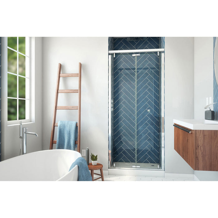 DreamLine SHDR-4536741-01 Butterfly-S 34-35 1/2" W x 74" H Semi-Frameless Sliding Bi-Fold Shower Door in Chrome