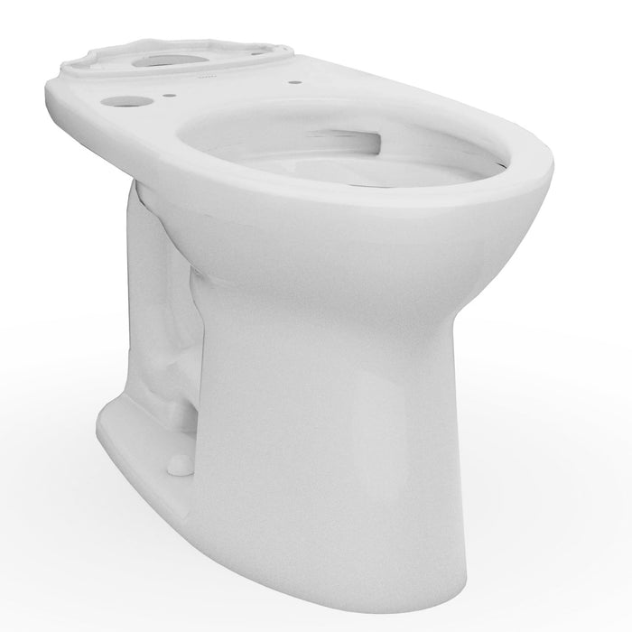 TOTO C454CUFGT40#01 Drake II WASHLET+ Elongated Universal Height Toilet Bowl, Cotton White