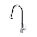 Houzer CAT-172-PC Catori Series Polished Chrome Single Handle Pull-Out Kitchen Faucet