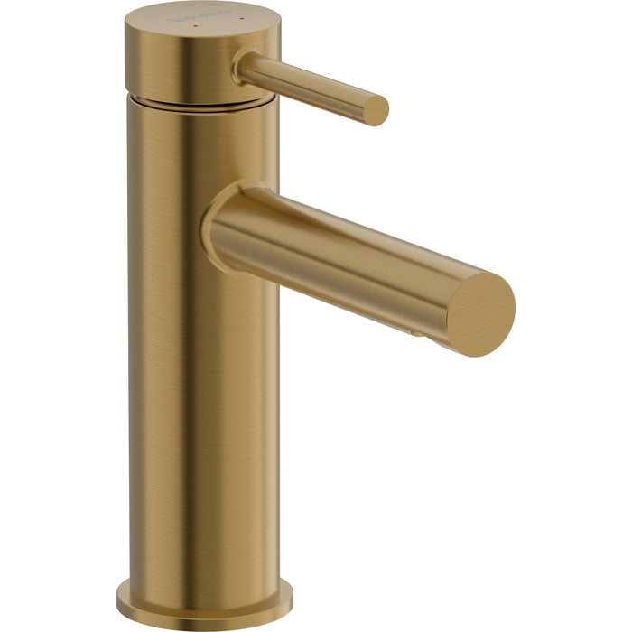 Duravit CE1020001U37 DuraCircle 6 7/8" Single Hole Bathroom Sink Faucet in Brushed Gold