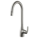 Houzer CORPD-569-BN Cora Series Brushed Nickel Single Handle Pull-Down Kitchen Faucet