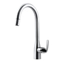 Houzer CORPD-569-PC Cora Series Polished Chrome Single Handle Pull-Down Kitchen Faucet