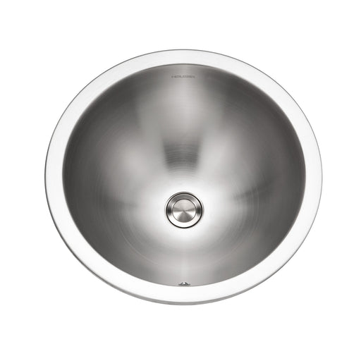 Houzer CRTO-1620-1 Opus 16" Stainless Steel Drop-in Topmount Bathroom Sink