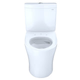 TOTO CST446CEMGN#01 Aquia IV Regular Height Dual Flush Elongated Two-Piece Toilet, White