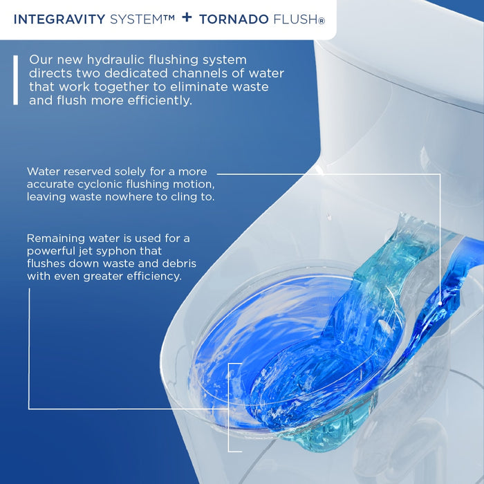 TOTO CST686CEFGAT40#01 Aurora One-Piece Washlet+ Universal Height 1.28 GPF Elongated Toilet, No Seat