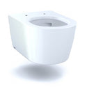 Wall-hung RP toilet bowl for WASHLET+ installations with Universal Height, DYNAMAX TORNADO FLUSH compatibility, and CEFIONTECT ceramic glaze