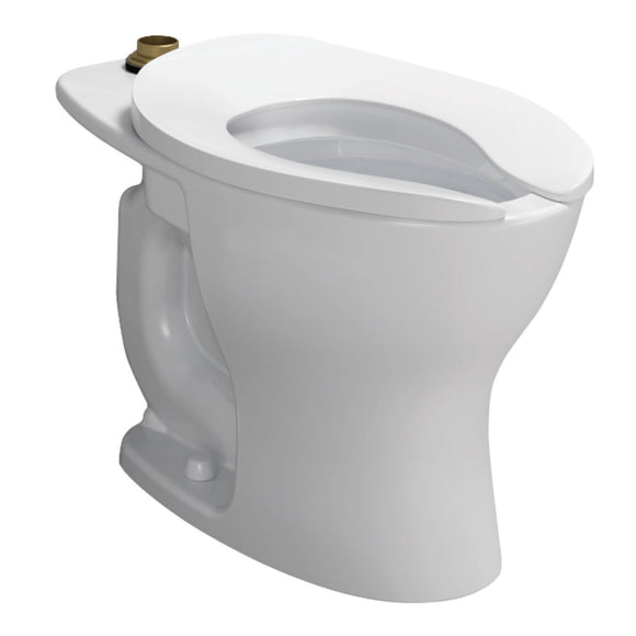 TOTO CT725CU#01 Commercial Flushometer Top Spud Wall Mount Toilet with Tornado Flush