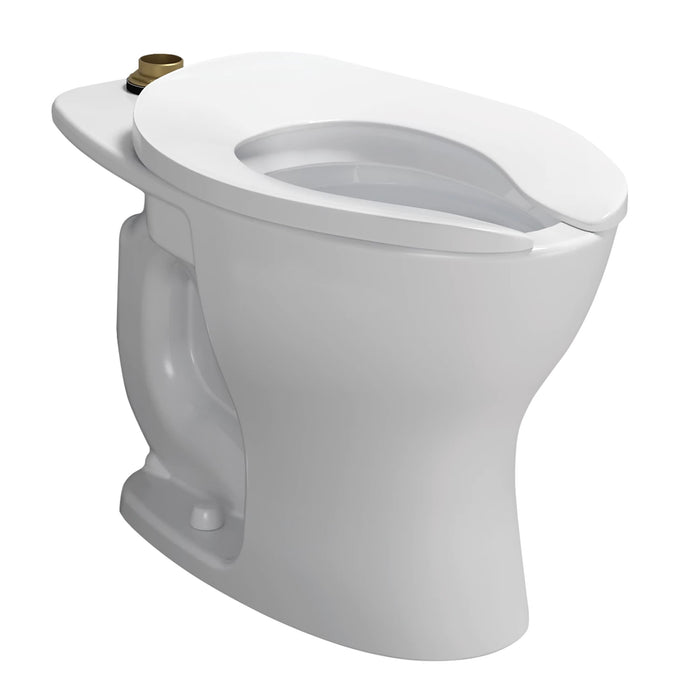 The TOTO CT725CUFGX#01 is a commercial ADA-compliant TORNADO FLUSH floor-mounted toilet with CEFIONTECT glaze, engineered for reclaimed water systems