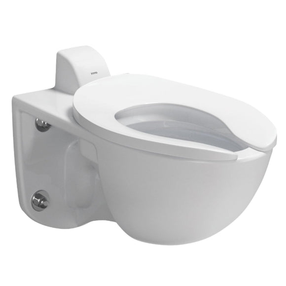 TOTO CT728CUV#01 EcoPower Commercial Flushometer Back Spud Wall-Hung Toilet