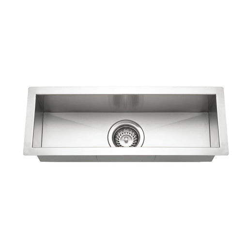 Houzer CTB-2385 Contempo Trough 23" Stainless Steel Undermount Bar Sink