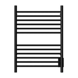 Amba Cape2332.2 Cape Model 2332 12 Straight Bar Hardwired Towel Warmer in Matte Black