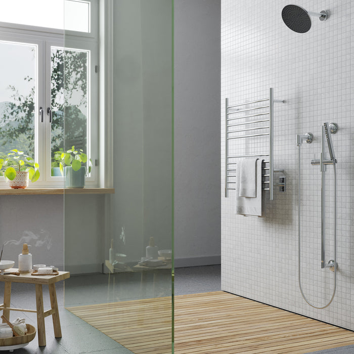 Amba Cape2332.3 Cape Model 2332 12 Straight Bar Hardwired Towel Warmer in Polished