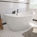 DreamLine BTCA6636WFXXC00 Caspian 66-inch Freestanding Double Slipper 2-Person Bathtub