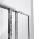 DreamLine DL-6710-01 Cornerview 36"D x 36"W x 74 3/4"H Framed Sliding Shower Enclosure in Chrome with White Acrylic Base Kit - Bath4All