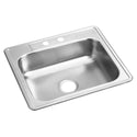 Elkay D125222 Stainless Steel 2-Hole Single-Bowl Drop-In Sink
