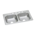 Elkay DW50233223 Stainless Steel 3-Hole Double-Bowl Drop-In Sink