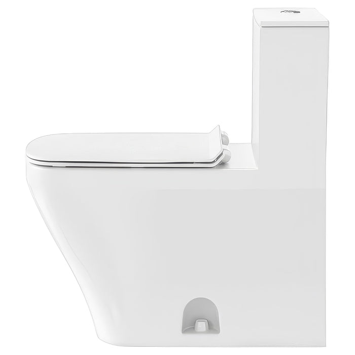 Duravit D4052100 DuraStyle 1.32/0.92 GPF Dual Flush Elongated One Piece Toilet in White with Seat