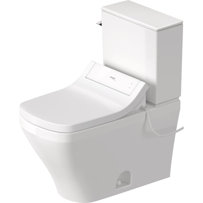 Duravit D4058300 DuraStyle 1.28 GPF Two Piece Toilet in White with Bidet Seat