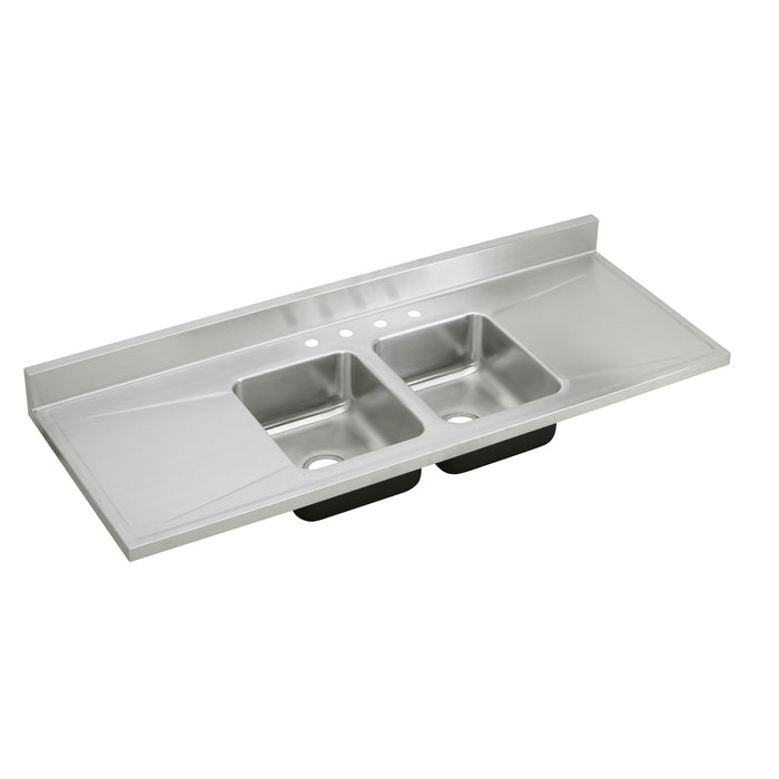 Elkay D66290 Stainless Steel Double-Bowl Kitchen Sink