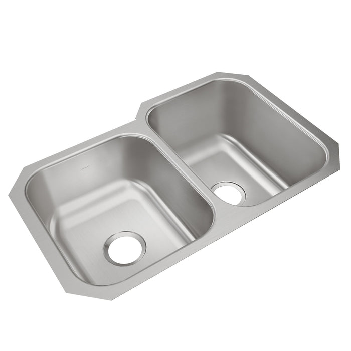 Elkay DCFU312010L Stainless Steel Double-Bowl Undermount Kitchen Sink