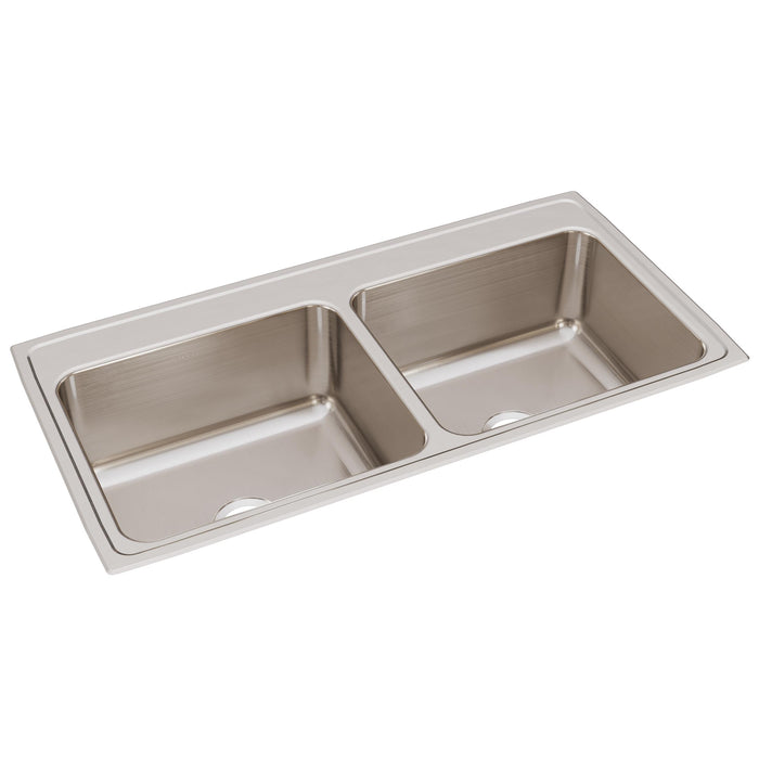 Elkay DLR4322100 Stainless Steel Double-Bowl Drop-In Kitchen Sink
