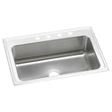 Elkay DLRS3322104 Stainless Steel 4-Hole Single-Bowl Drop-In Kitchen Sink