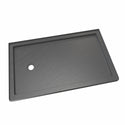 DreamLine DLT-1132601-T44 SlimLine Left Drain Single Threshold Shower Base in Slate Gray