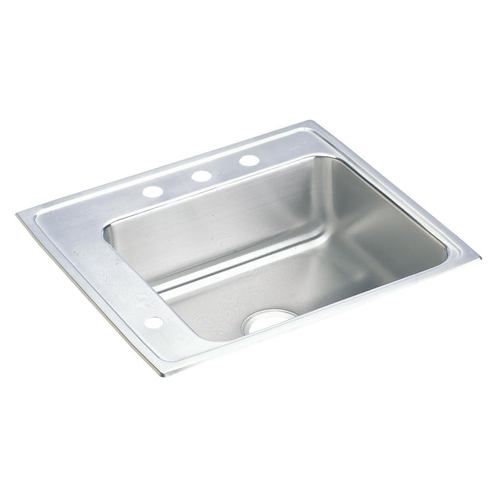 Elkay DRKAD222055L4 Stainless Steel 4-Hole Single-Bowl Drop-In Sink