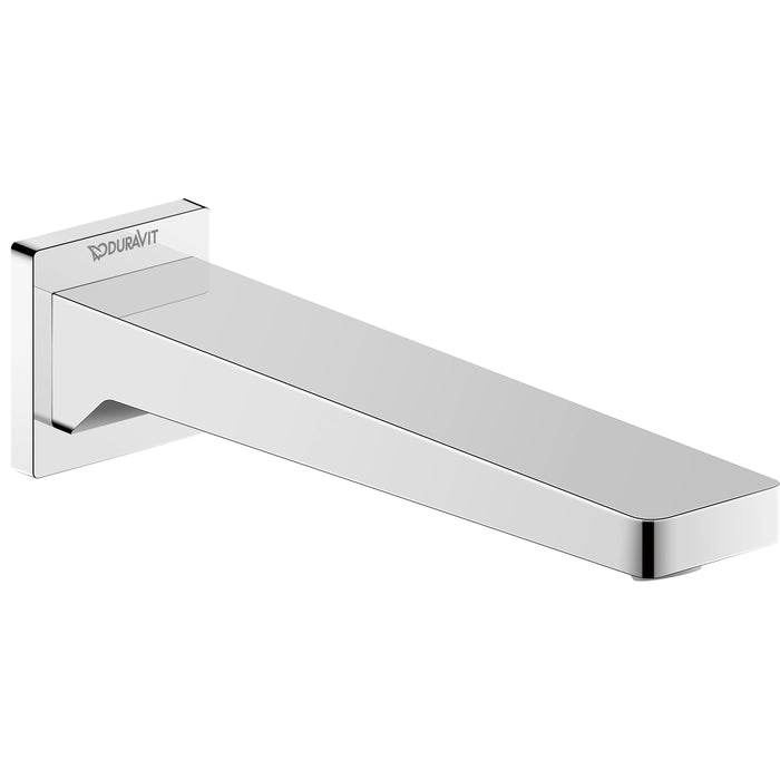 Duravit DS5240009U10 DuraSquare 8 1/8" Tub Spout in Chrome