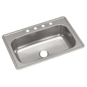 Elkay DSE133224 Stainless Steel 4-Hole Single-Bowl Drop-In Sink