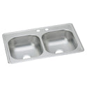 Elkay DSE23319MR2 Stainless Steel Double-Bowl Drop-In Sink